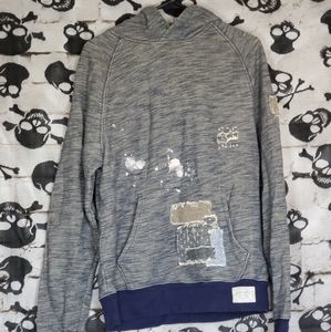 DENIUM & SUPPLY TATTERED STYLE SWEATSHIRT